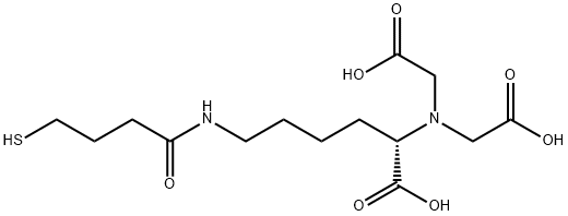(1S)-N-[5-[(4-巯基丁酰基)氨基] -1-羧基戊基]亚氨基二乙酸