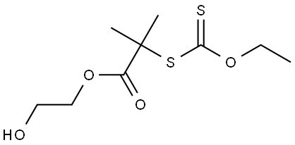 2-(乙氧基羰基硫基)-2-甲基丙酸-2-羟基乙酯