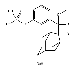 3-((1R,3R,5R,7R)-4'-甲氧基螺[金刚烷-2,3'-[1,2]二氧杂环丁烷]-4'-基)苯基磷酸钠