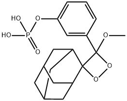 3-((1R,3R,5R,7R)-4'-甲氧基螺[金刚烷-2,3'-[1,2]二氧杂环丁烷]-4'-基)苯基二氢磷酸酯
